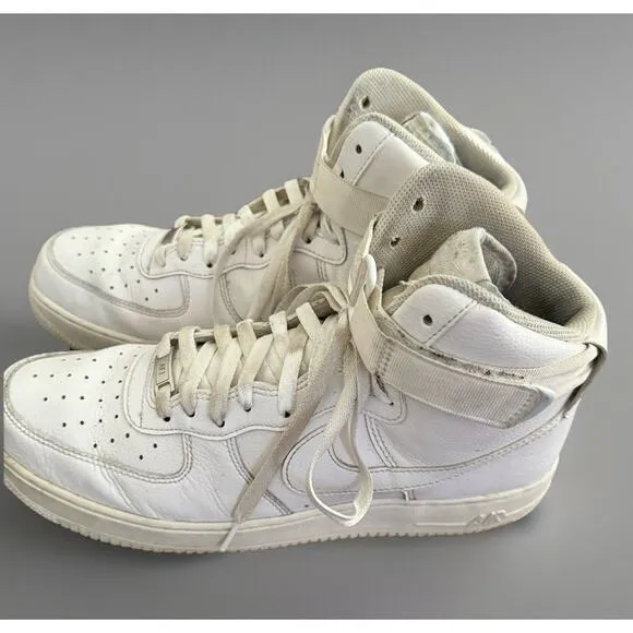 Nike AF1 Mid High Tops White Size 12