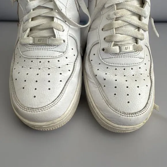 Nike AF1 Mid High Tops White Size 12