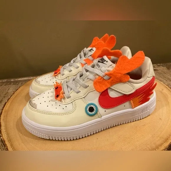 Nike Air Force 1 Low Lv8 Easy On Style Character! Little Kids Size 1Y