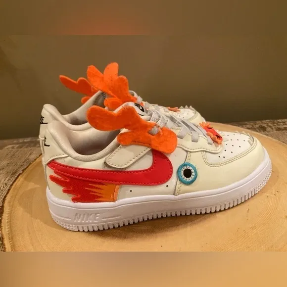 Nike Air Force 1 Low Lv8 Easy On Style Character! Little Kids Size 1Y