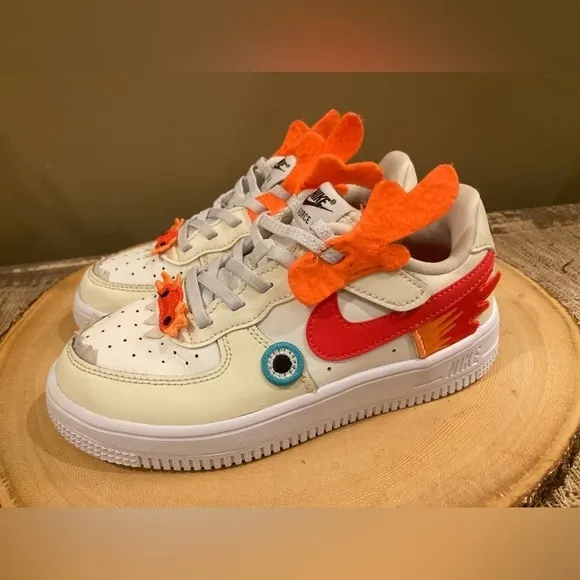Nike Air Force 1 Low Lv8 Easy On Style Character! Little Kids Size 1Y