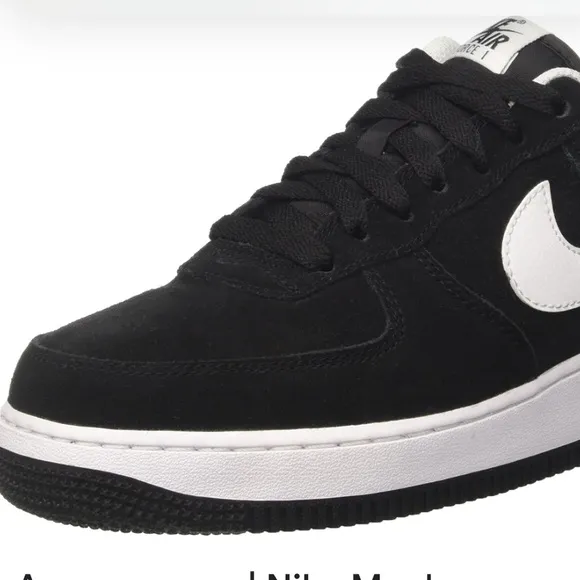 Nike Air Force 1 low Youth Size 7y Black/white