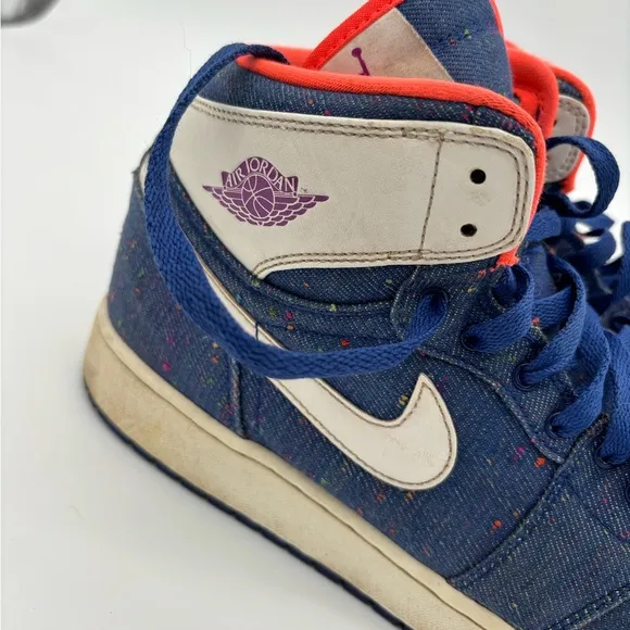 NIKE AIR JORDAN 1 RETRO HIGH GG‎ DEEP ROYAL BLUE  Sz 9y Mens Sz 9 Women’s 10.5