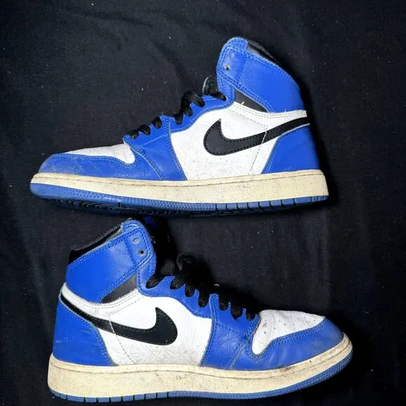 Nike Air Jordan 1 Retro High OG BG Game Royal Men's Shoes - Size 6