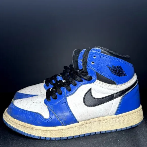 Nike Air Jordan 1 Retro High OG BG Game Royal Men's Shoes - Size 6