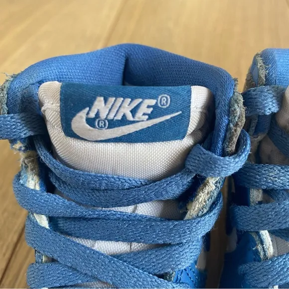 Nike Air Jordan 1 Retro High OG TD 'True Blue' Infant Toddler Shoes Size 4c