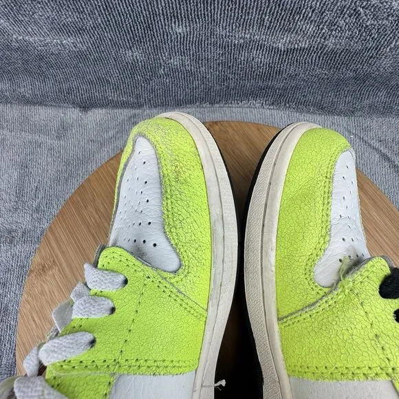 Nike Air Jordan 1 Retro Visionaire Shoes Mens Size 7 Yellow Basketball Sneakers