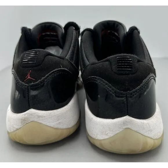 Nike Air Jordan 11 Retro 72-10 Black Basketball Shoes 528896-001 Youth Size 5.5Y
