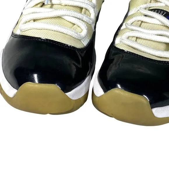 Nike Air Jordan 11 Retro Concord Low Sneakers Mens 12 Black &amp; White  528895-153
