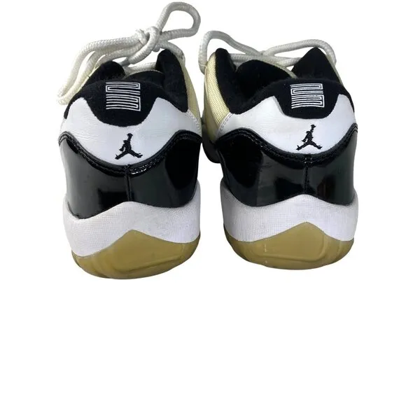 Nike Air Jordan 11 Retro Concord Low Sneakers Mens 12 Black &amp; White  528895-153