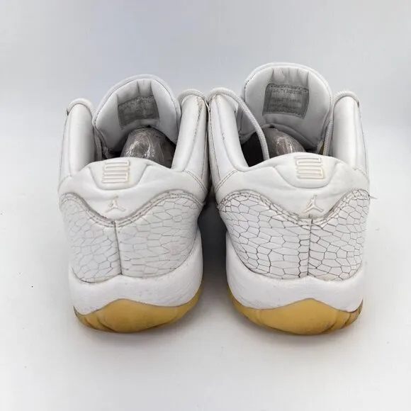 Nike Air Jordan 11 Retro Jubilee White Platinum Shoes 897331-100 Men Size 8.5Y