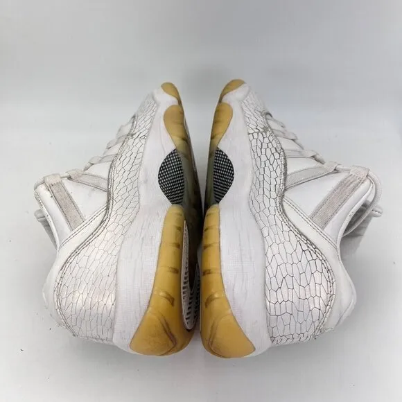 Nike Air Jordan 11 Retro Jubilee White Platinum Shoes 897331-100 Men Size 8.5Y