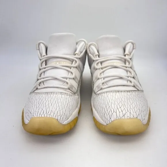 Nike Air Jordan 11 Retro Jubilee White Platinum Shoes 897331-100 Men Size 8.5Y