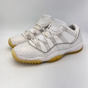 Nike Air Jordan 11 Retro Jubilee White Platinum Shoes 897331-100 Men Size 8.5Y