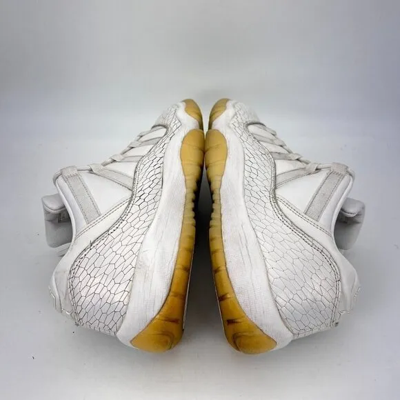 Nike Air Jordan 11 Retro Jubilee White Platinum Shoes 897331-100 Men Size 8.5Y