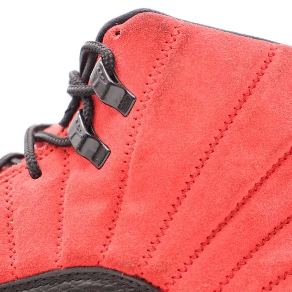 Nike Air Jordan 12 Men's 11.5 Retro Reverse Flu Game Shoes Red Black CT8013-602