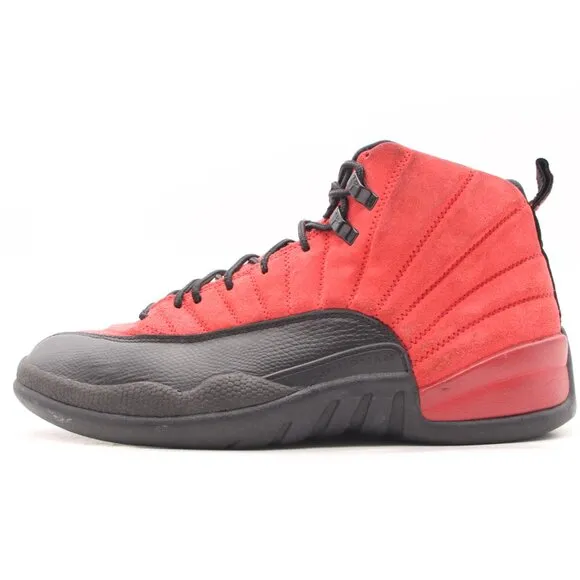 Nike Air Jordan 12 Men's 11.5 Retro Reverse Flu Game Shoes Red Black CT8013-602