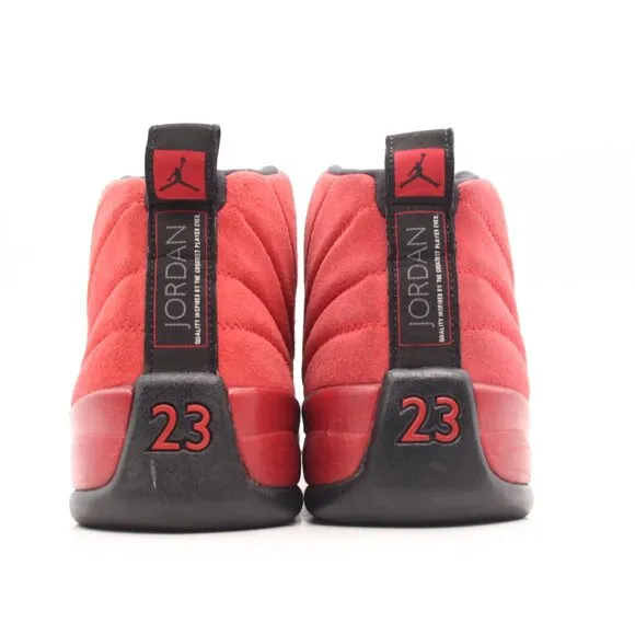 Nike Air Jordan 12 Men's 11.5 Retro Reverse Flu Game Shoes Red Black CT8013-602