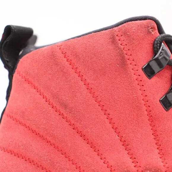 Nike Air Jordan 12 Men's 11.5 Retro Reverse Flu Game Shoes Red Black CT8013-602