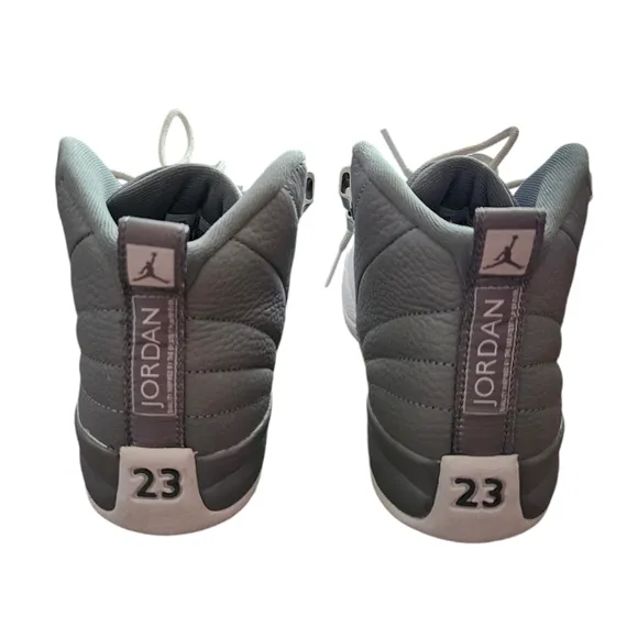 Nike Air Jordan 12 Retro Stealth GS Shoes Gray White 6Y