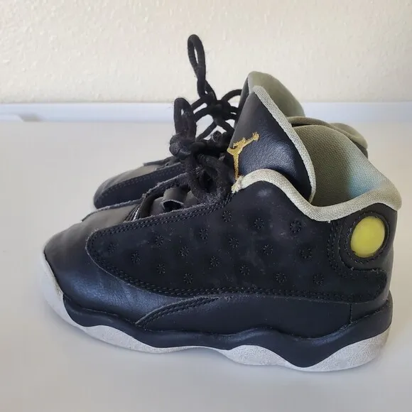 Nike Air Jordan 13 Retro Playoffs Lifestyle Shoes Toddler Black 8C