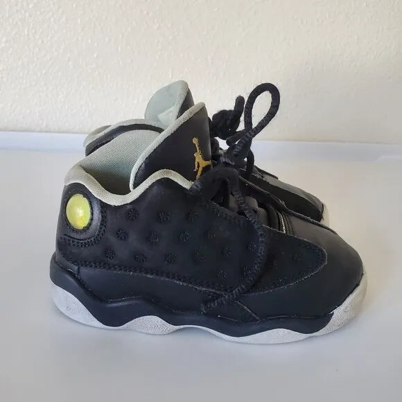 Nike Air Jordan 13 Retro Playoffs Lifestyle Shoes Toddler Black 8C
