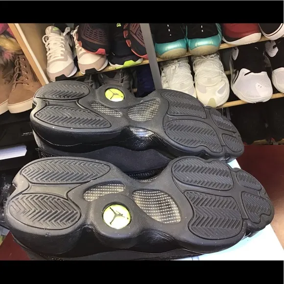 Nike Air Jordan 13 XIII Retro BG Size 7 Y Black Cat Playoff 3M OG 884129-011