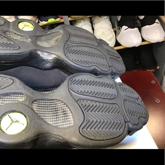 Nike Air Jordan 13 XIII Retro BG Size 7 Y Black Cat Playoff 3M OG 884129-011