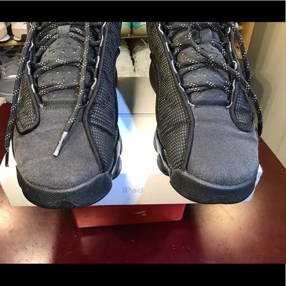 Nike Air Jordan 13 XIII Retro BG Size 7 Y Black Cat Playoff 3M OG 884129-011