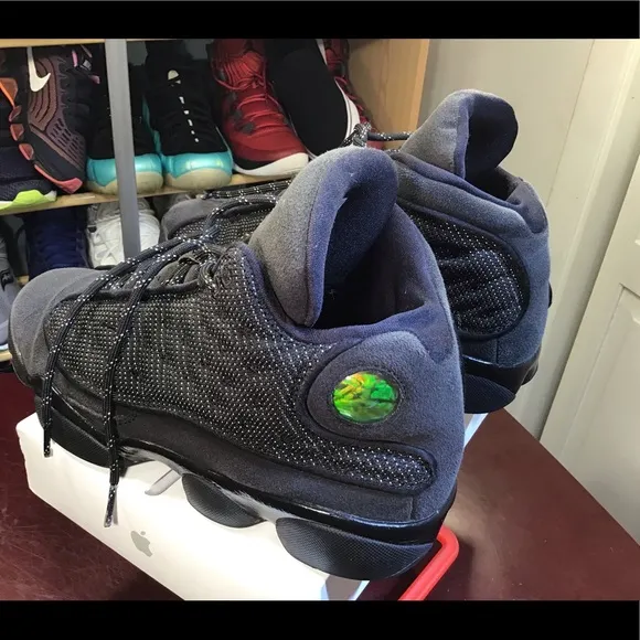 Nike Air Jordan 13 XIII Retro BG Size 7 Y Black Cat Playoff 3M OG 884129-011