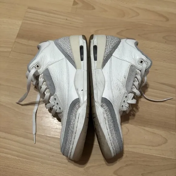 Nike Air Jordan 3 Retro Craft Ivory White Mens Size 11 Athletic Shoes Sneakers