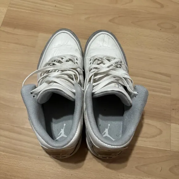 Nike Air Jordan 3 Retro Craft Ivory White Mens Size 11 Athletic Shoes Sneakers