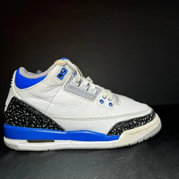 Nike Air Jordan 3 Retro GS Racer Blue Men's Shoes - Size 3.5