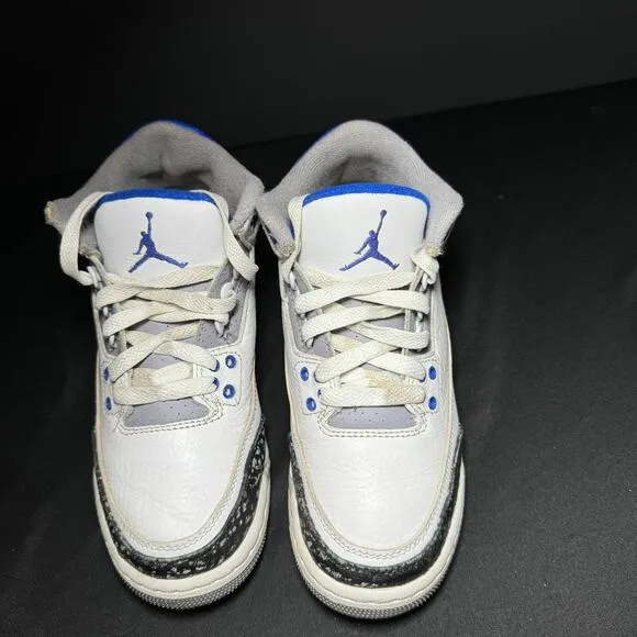Nike Air Jordan 3 Retro GS Racer Blue Men's Shoes - Size 3.5