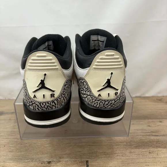 Nike Air Jordan 3 Retro Infrared 23 Blk/Wht/-Mens Shoes Size 14 136064 123