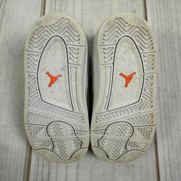 nike air jordan 4 retro lemon venom toddler shoes 8C
