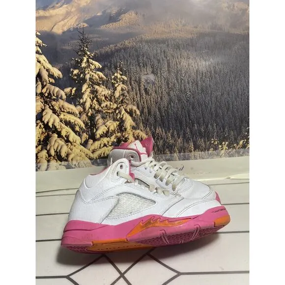 Nike Air Jordan 5 Retro PS ‘Pinksicle’ Shoes Sneakers 440893-168 Youth SZ 12.5 C
