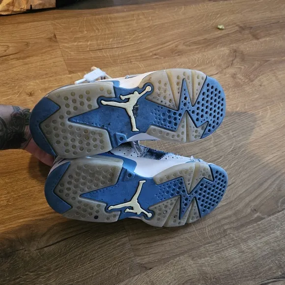 Nike AIR‎ JORDAN 6 Retro Mid Wash Denim Basketball Shoes
