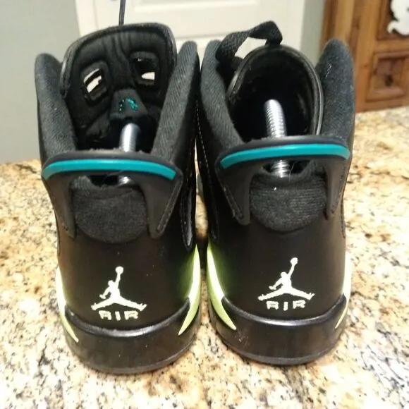 NIKE Air Jordan 6 Retro Turbo Black Mid Shoes - Youth 4.5 | Womens 6- 543390 043