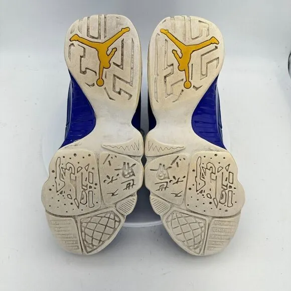 Nike Air Jordan 9 Retro Kobe Bryant Lakers White Blue Men Shoes 302370-121 Sz 9