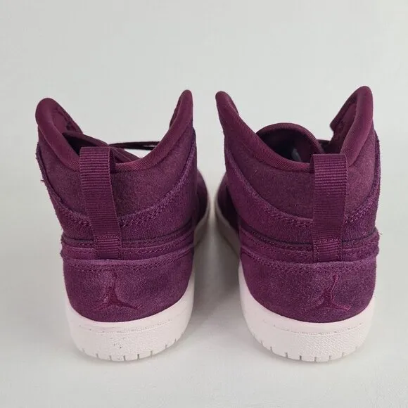 Nike Air Jordan Retro 1 Mid Bordeaux Shoes Little Kids Sneakers