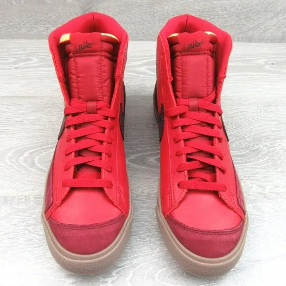 Nike Blazer Mid '77 Vintage Skate Shoes Mens Size 10 Red Burgundy NEW
