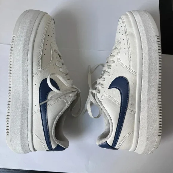 Nike Court Vision Alta Sail/Diffused Blue Size 10