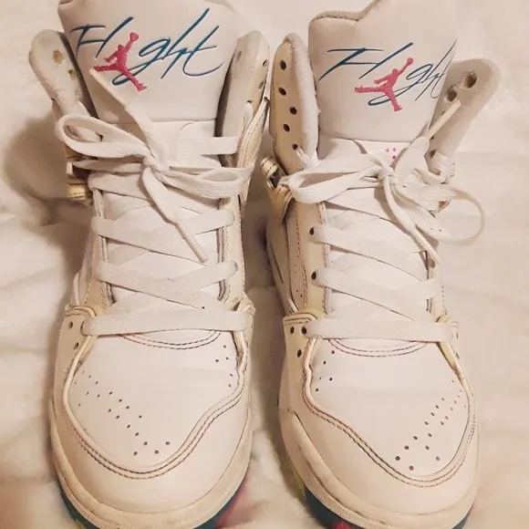 Nike Flight Rainbow Air Jordan High Tops from 2010