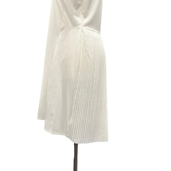 NIKE GOLF DRI-FIT WHITE TANK DRESS ACTIVEWEAR ATHLEISURE PLEATED SKIRT SUMMER