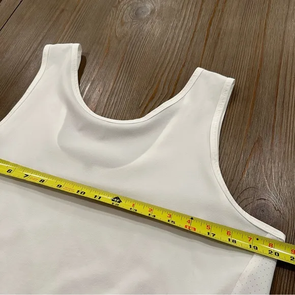 NIKE GOLF DRI-FIT WHITE TANK DRESS ACTIVEWEAR ATHLEISURE PLEATED SKIRT SUMMER