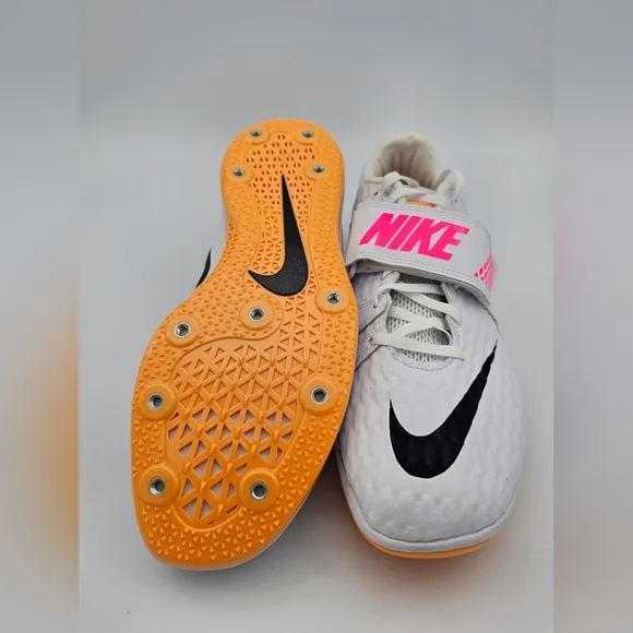 Nike High Jump Elite 'White Hyper Pink Orange' Track Shoes