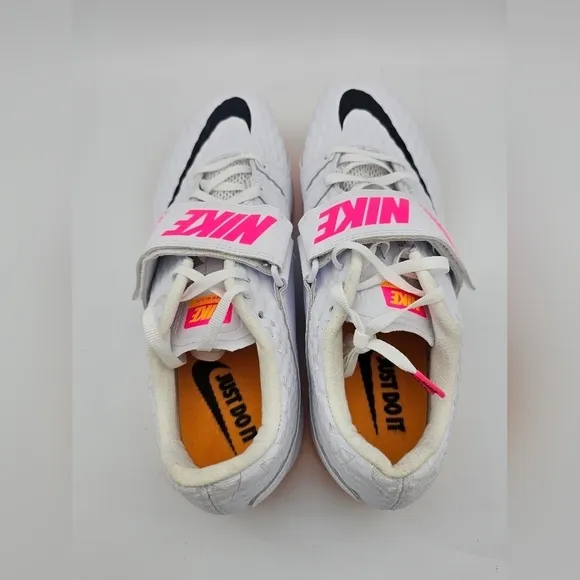 Nike High Jump Elite 'White Hyper Pink Orange' Track Shoes