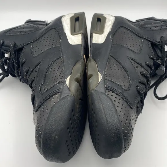 Nike Jordan 6 Retro Black Cat GS 384665-020 Youth Sneakers Size 6