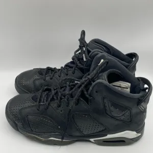 Nike Jordan 6 Retro Black Cat GS 384665-020 Youth Sneakers Size 6